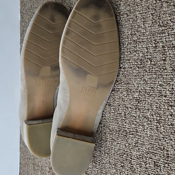 Eileen Fisher Winn Cerise Suede Pump Light Tan Sz 8.5 Womens - Picture 5 of 7